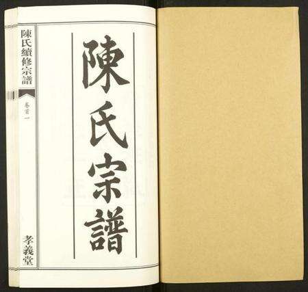 湖北陈氏族谱-陈氏续修宗谱.pdf电子版预览图1