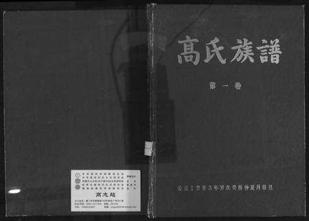 湖南高氏族谱-高氏族谱[3卷].pdf电子版缩略图
