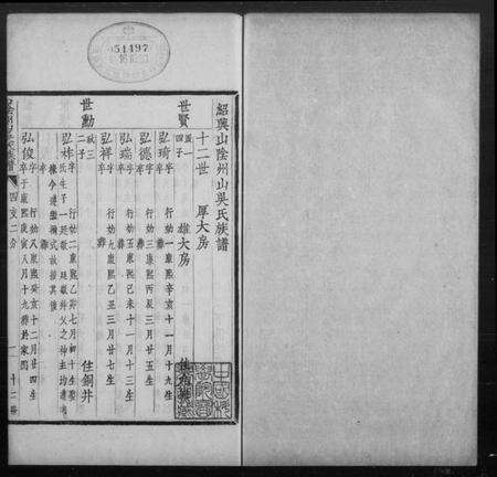 浙江吴氏族谱-山阴州山吴氏族谱 [残卷].pdf电子版预览图1