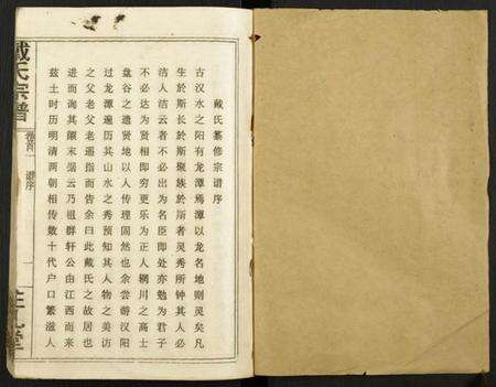 湖北戴氏族谱-戴氏宗谱.pdf电子版预览图1