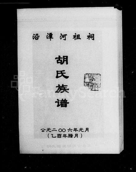 湖南胡氏族谱-沿潭河祖祠胡氏族谱.pdf电子版预览图2