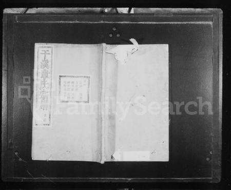 浙江章氏族谱-干溪章氏宗谱 [6卷].pdf电子版预览图1