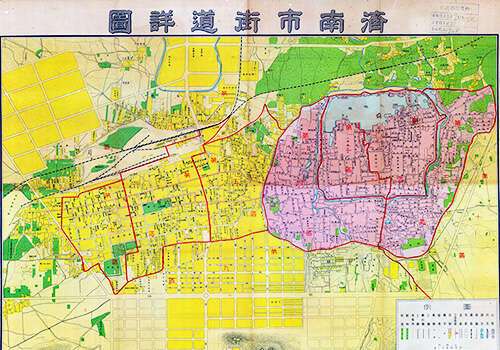 1947年《济南市街道详图》