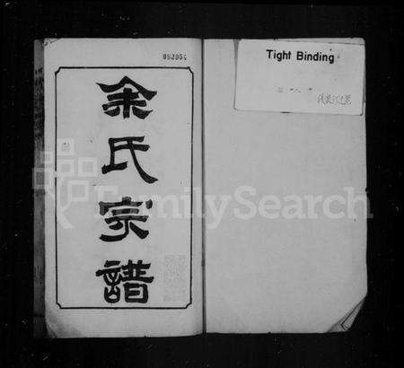 湖北余氏族谱-余氏宗谱 [27卷,首8卷].pdf电子版预览图1