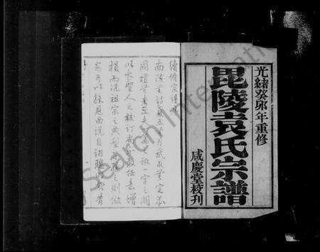 江苏袁氏族谱-毘陵袁氏宗谱 [6卷].pdf电子版缩略图