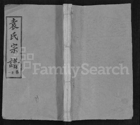 湖北袁氏族谱-袁氏宗谱 [16卷,首2卷].pdf电子版缩略图