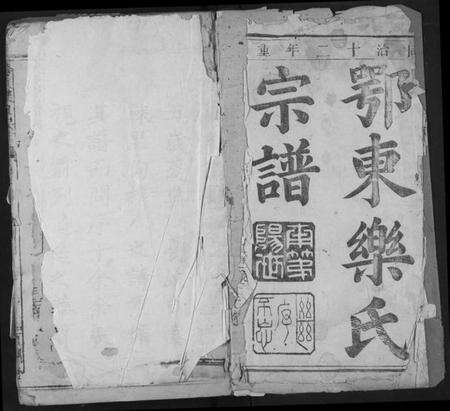 湖北乐氏族谱-鄂东乐氏宗谱.pdf电子版预览图1
