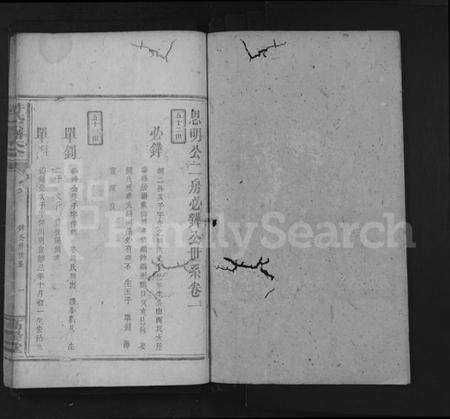 湖南许氏族谱-许氏宗谱大全 [残卷].pdf电子版预览图1