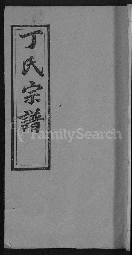 湖北丁氏族谱-丁氏宗谱 [13卷,首3卷].pdf电子版缩略图