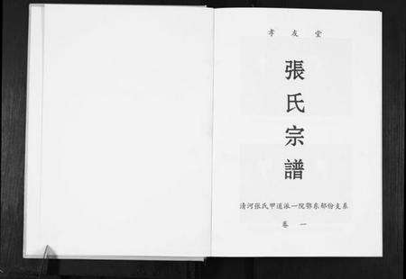 湖北张氏族谱-张氏宗谱.pdf电子版预览图1