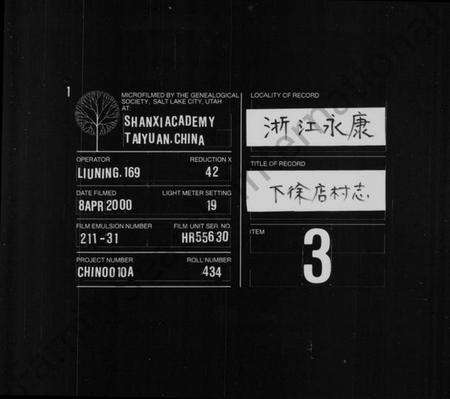 浙江徐氏族谱-[徐氏]下徐店村志.pdf电子版缩略图