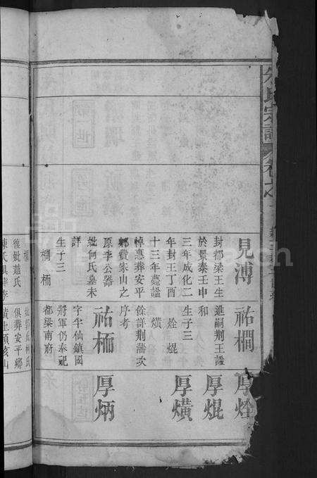 湖北朱氏族谱-朱氏宗谱 [残卷].pdf电子版预览图3