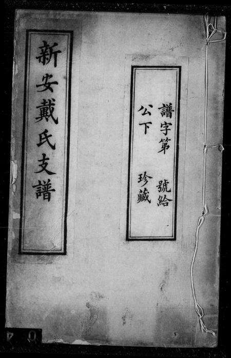 浙江戴氏族谱-新安戴氏支谱 [4卷,首1卷].pdf电子版缩略图