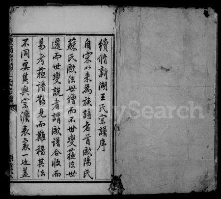 浙江王氏族谱-暨阳紫岩新湖王氏宗谱 [不分卷].pdf电子版预览图2