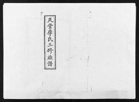 湖南李氏族谱-天堂李氏三修族谱 [47卷首3卷].pdf电子版缩略图