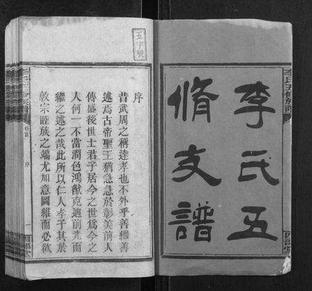 湖南李氏族谱-李氏五修族谱.pdf电子版预览图1