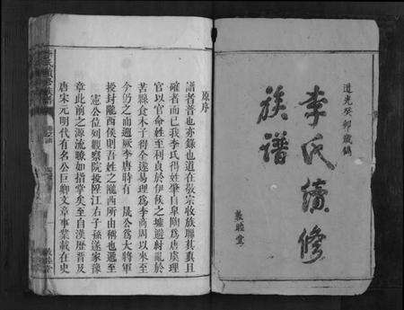 湖南李氏族谱-李氏续修族谱[7卷首1卷].pdf电子版预览图1