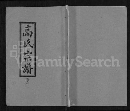 湖北高氏族谱-高氏宗谱 [31卷].pdf电子版缩略图