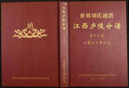 江西胡氏族谱-世界胡氏通谱江西庐陵分谱 [存3卷].pdf电子版缩略图