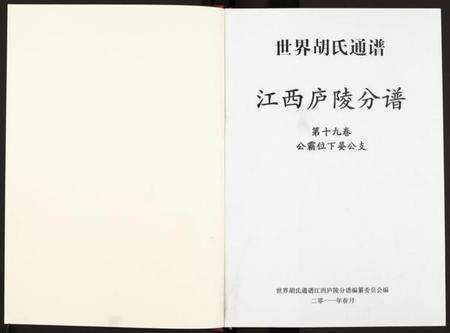 江西胡氏族谱-世界胡氏通谱江西庐陵分谱 [存3卷].pdf电子版预览图2