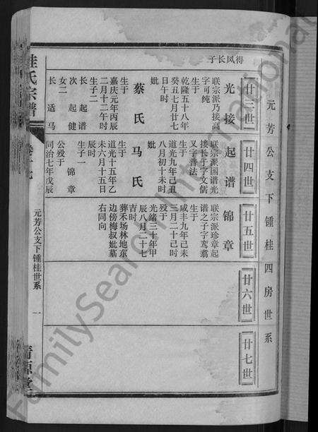 湖北桂氏族谱-桂氏宗谱 [27卷,首1卷].pdf电子版预览图3
