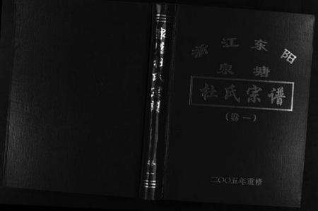 浙江杜氏族谱-泉塘杜氏宗谱 [4卷].pdf电子版预览图1