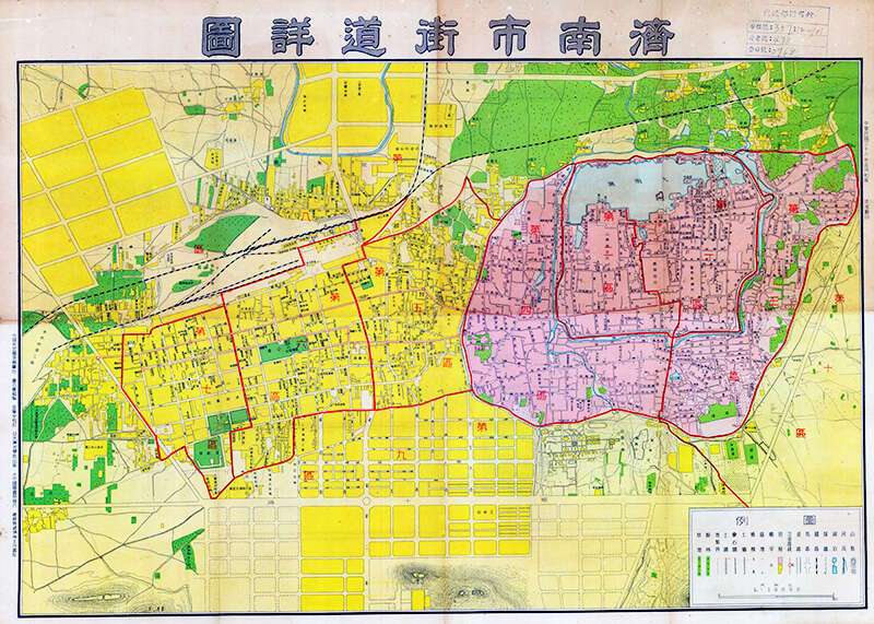 1947年《济南市街道详图》预览图