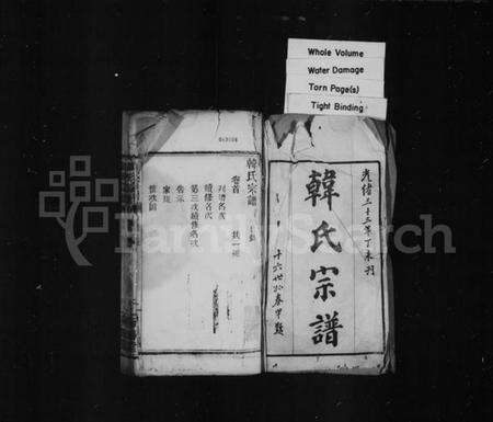 湖北韩氏族谱-韩氏宗谱.pdf电子版预览图1