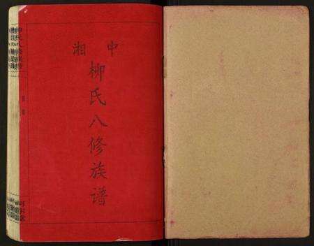 湖南柳氏族谱-柳氏八修族谱.pdf电子版预览图1