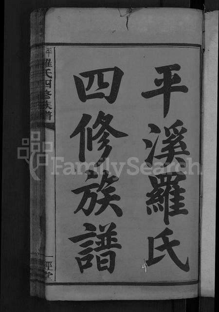 湖南罗氏族谱-平溪罗氏四修族谱 [13卷].pdf电子版预览图3