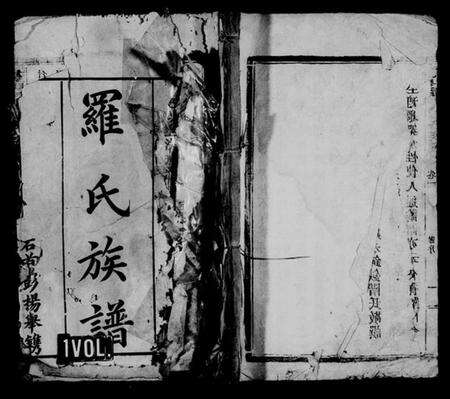 湖南罗氏族谱-黄山罗氏九修族谱 [卷数不详].pdf电子版预览图1