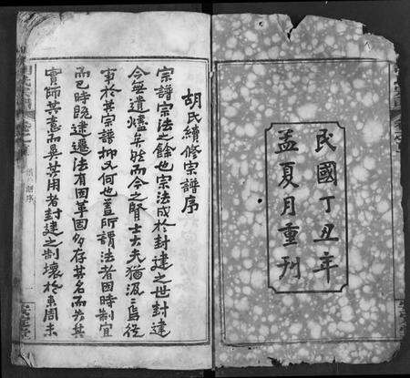 湖北胡氏族谱-胡氏宗谱.pdf电子版预览图1