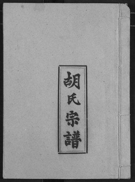 湖北胡氏族谱-胡氏宗谱.pdf电子版缩略图