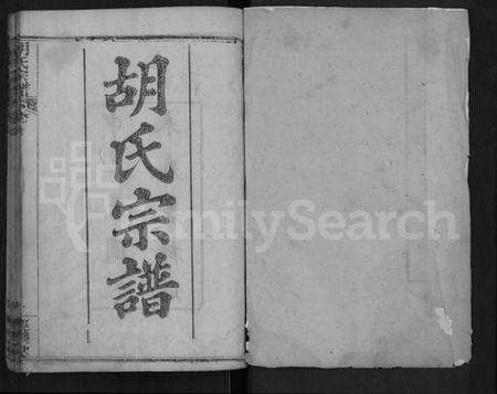 湖北胡氏族谱-胡氏宗谱 [6卷,首2卷].pdf电子版预览图1