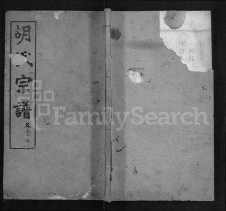 湖北胡氏族谱-胡氏宗谱 [9卷,首4卷].pdf电子版缩略图