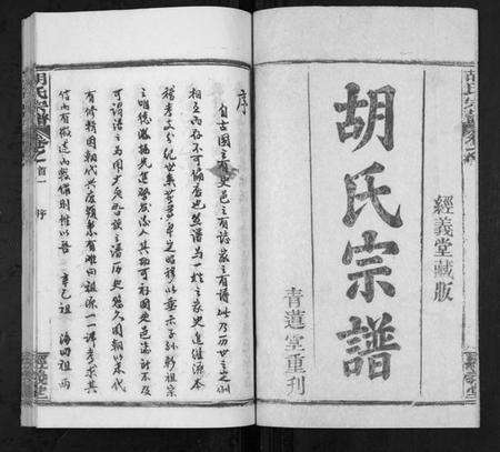 湖北胡氏族谱-胡氏宗谱[21卷首2卷].pdf电子版预览图1