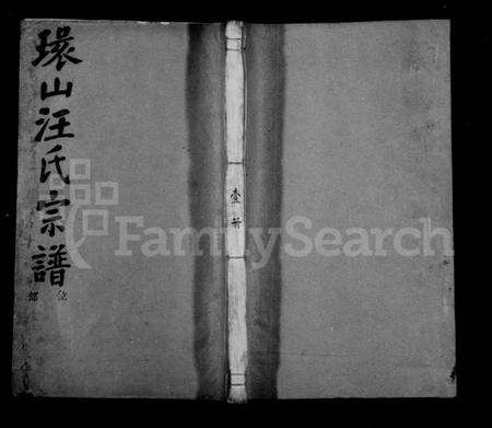 浙江汪氏族谱-环山汪氏宗谱 [32册].pdf电子版预览图1