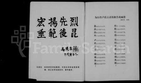 浙江卢氏族谱-白竹卢氏宗谱 [上下卷].pdf电子版预览图4