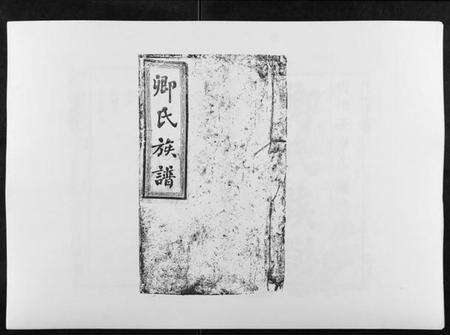 湖南卿氏族谱-卿氏族谱[不分卷].pdf电子版缩略图