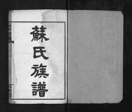 湖南苏氏族谱-苏氏族谱[35卷首6卷].pdf电子版预览图1