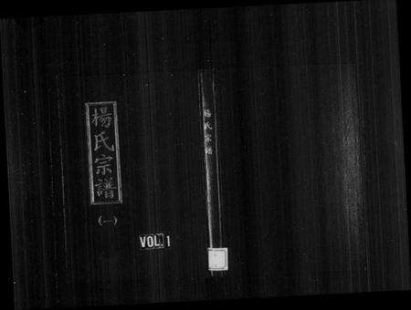 浙江杨氏族谱-胪膛杨氏宗谱 [3卷].pdf电子版预览图1