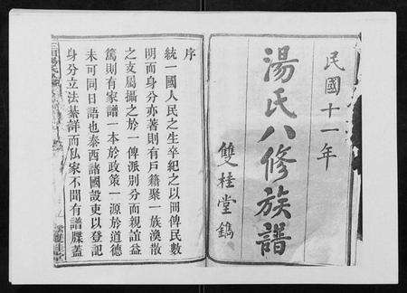 湖南汤氏族谱-汤氏八修族谱[37卷首1卷].pdf电子版预览图1