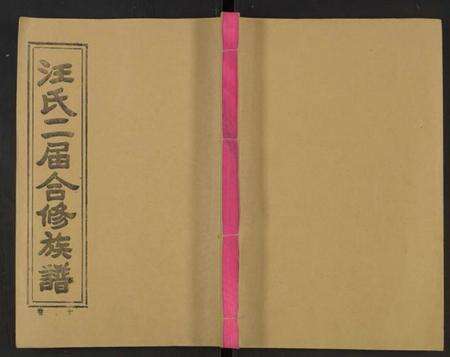 湖南汪氏族谱-汪氏二届合修族谱 [35卷及卷首].pdf电子版缩略图