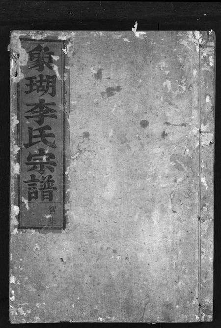 浙江李氏族谱-象瑚李氏宗谱[5卷].pdf电子版预览图1