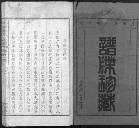 江西廖氏族谱-武威廖氏宗谱[7卷,首末各1卷].pdf电子版预览图1