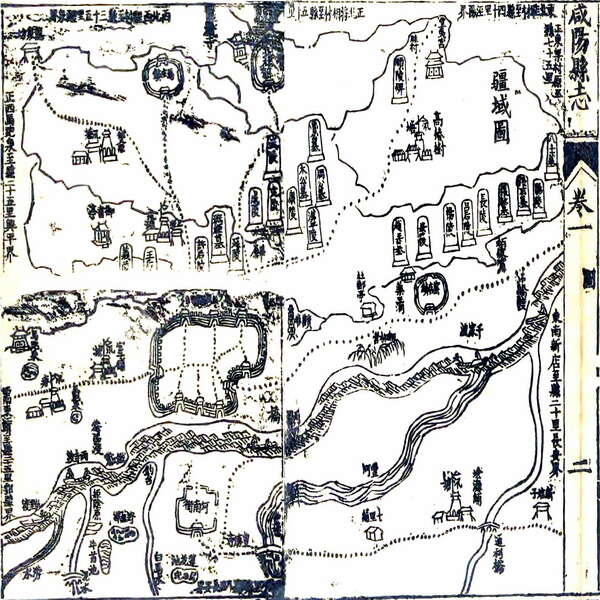 陕西咸阳历史地图大全预览图