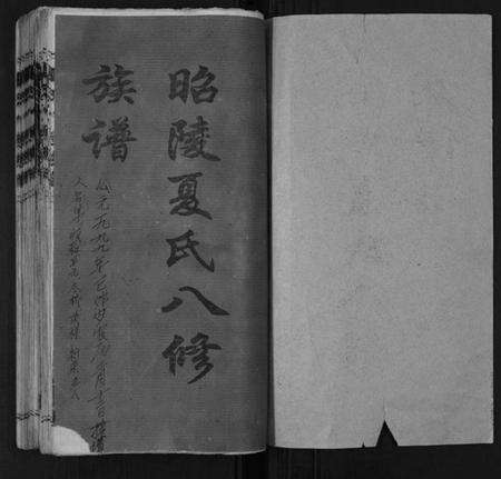 湖南夏氏族谱-夏氏八修族谱.pdf电子版预览图1