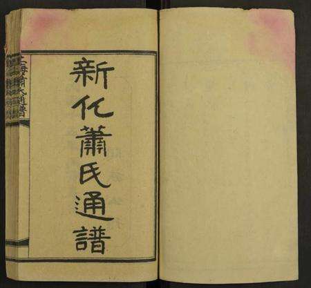 湖南萧氏族谱-新化萧氏通谱 [不分卷].pdf电子版预览图1