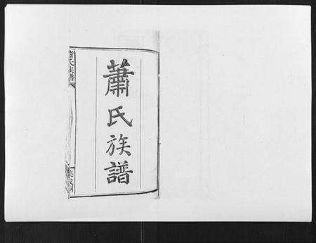 湖南萧氏族谱-萧氏族谱[18卷首5卷].pdf电子版缩略图