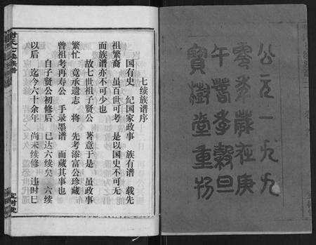 湖南谢氏族谱-谢氏七续族谱[29卷首1卷末3卷].pdf电子版预览图1